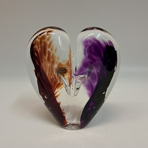 Click to view detail for DG-113 Heart Red & Purple $110